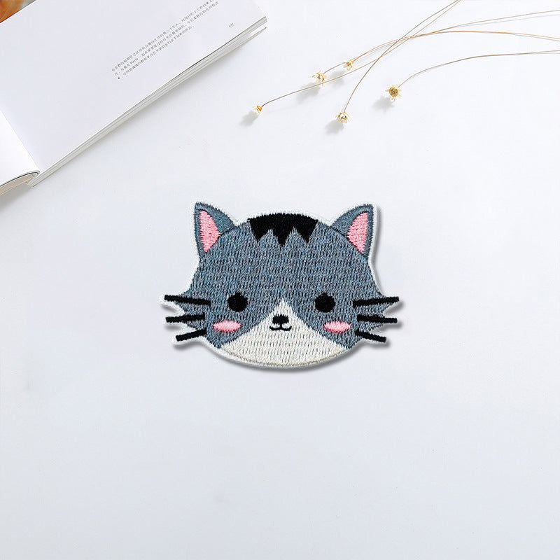Wholesale Cartoon Animal Embroidery Patches Cute Bag Decoration Clothes Patches Embroidery Patches